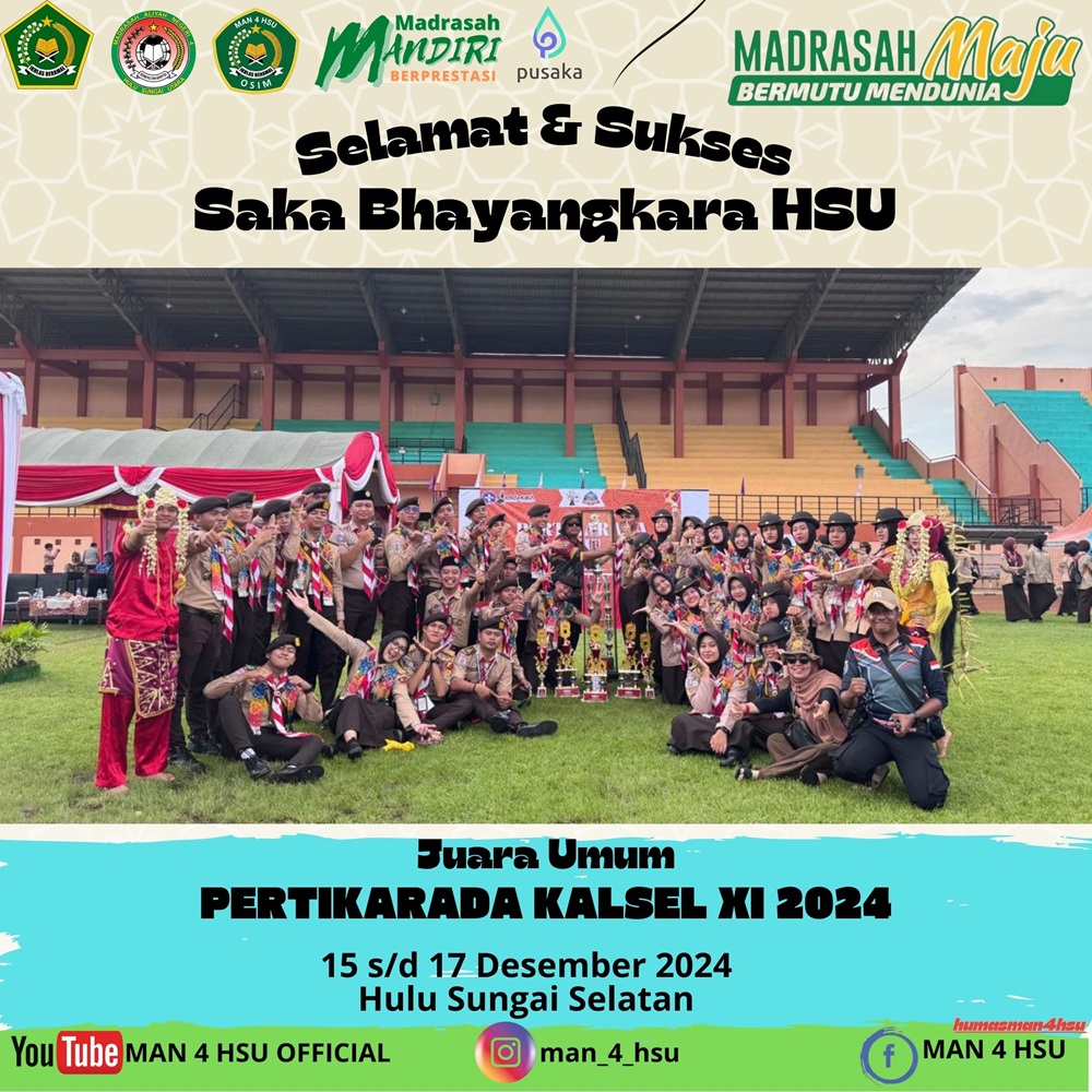 Juara Umum Pertikarada Kalsel XI 2024